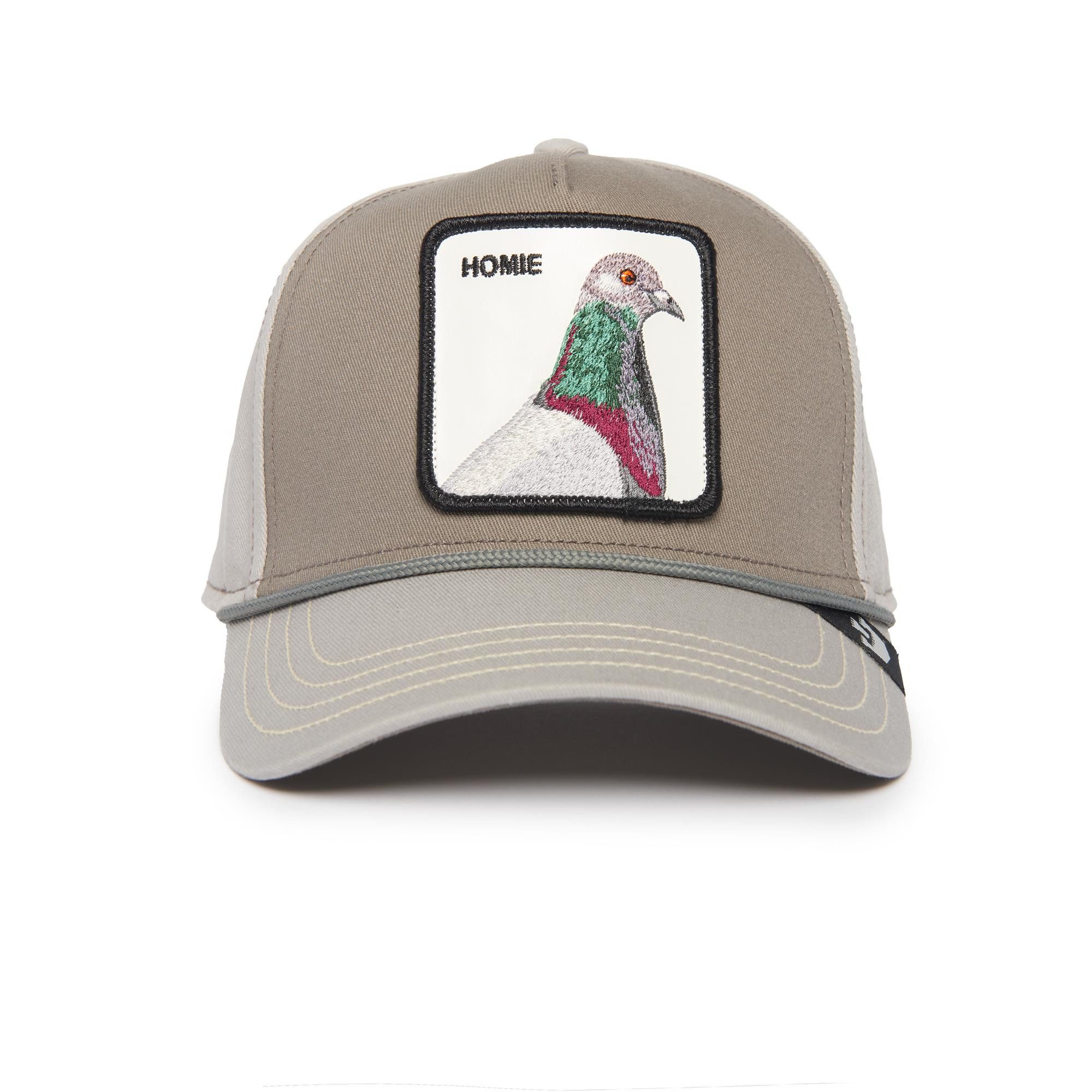 Trucker Cap Goorin Bros. Pigeon 100 - Allover Canvas Cap Twill Grey