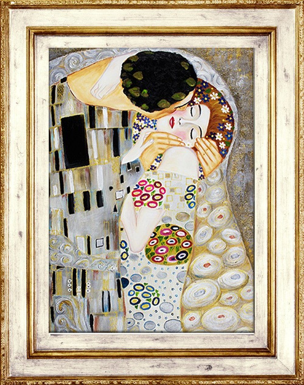 JVmoebel Gemälde Gustav Klimt »G93991«, jedes Bild ein Unikat, handgearbeitet