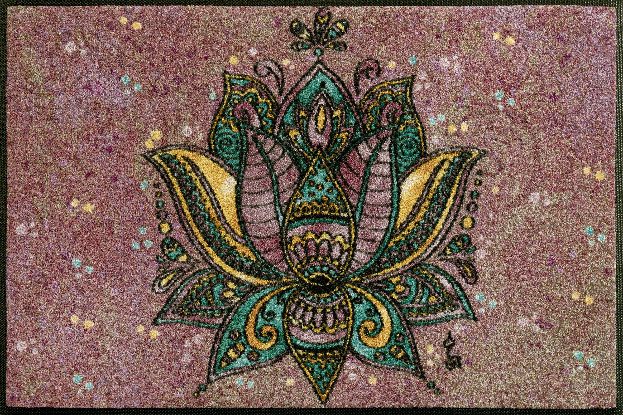 wash+dry by Kleen-Tex Fußmatte Lotus Blossom, rechteckig, Höhe: 7 mm