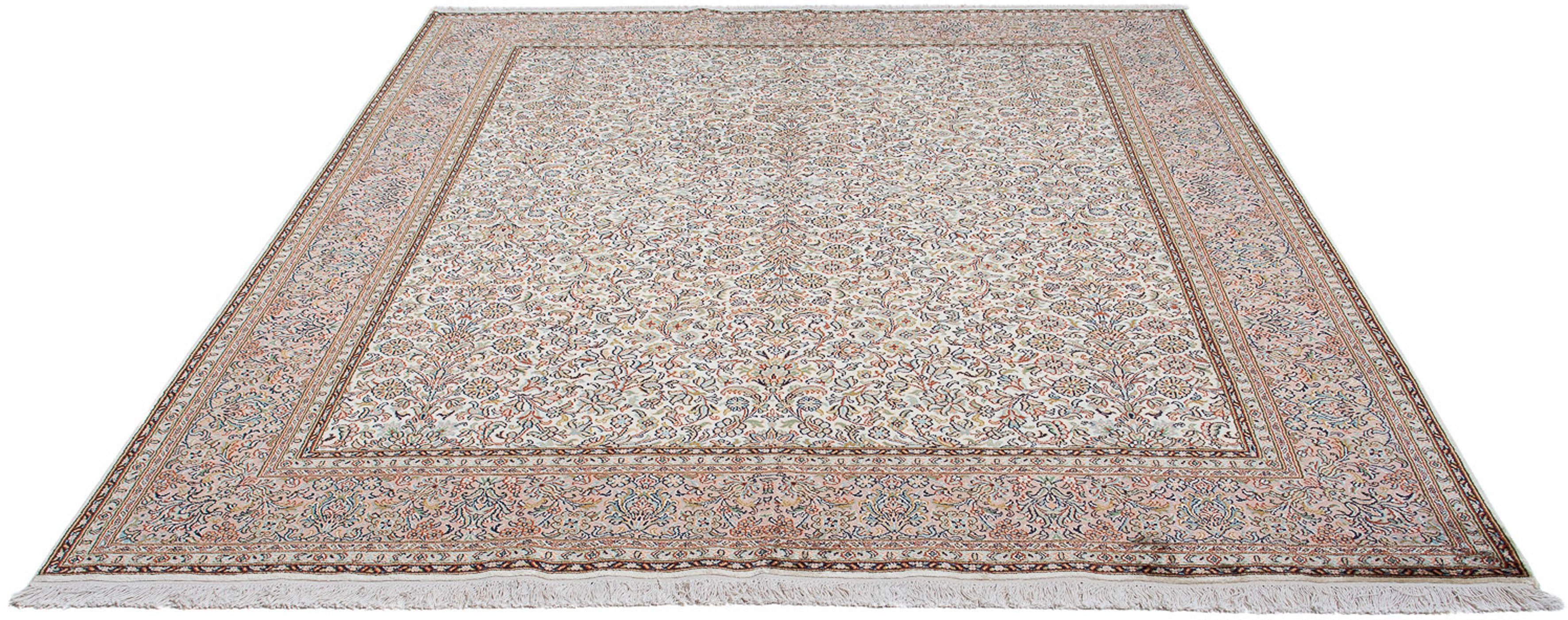 Orientteppich Perser - Classic - 242 x 199 cm - beige, morgenland, rechteckig, Höhe: 10 mm, Wohnzimmer, Handgeknüpft, Einzelstück mit Zertifikat