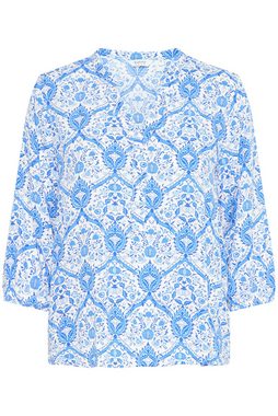 b.young Kurzarmbluse BYHALBA BLOUSE Moderne Bluse mit V-Ausschnitt