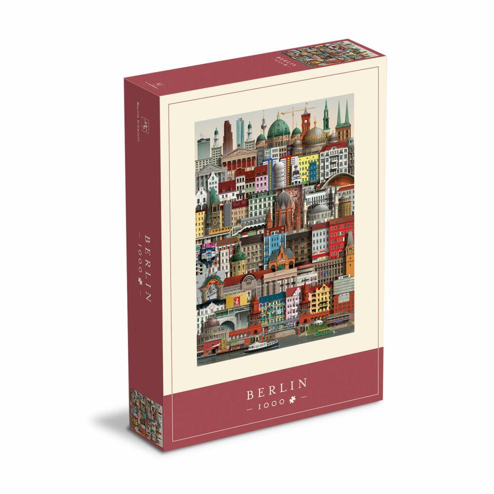 Martin Schwartz Puzzle Berlin 50 x 70 cm, 1000 Puzzleteile günstig online kaufen