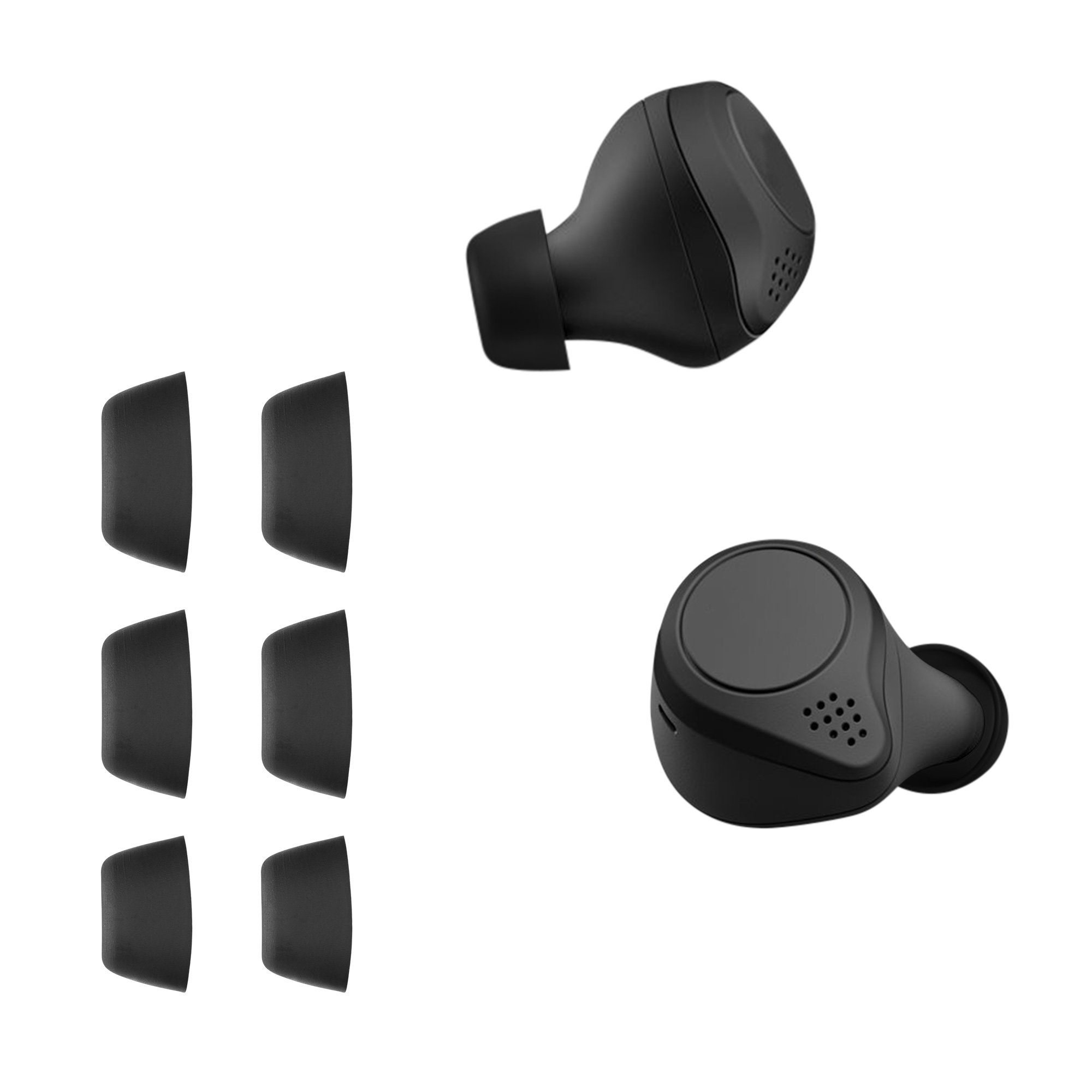 (3 für / In-Ear 7 Active - Silikon Ohrpolster 7 Elite Polster Jabra Größen kwmobile Kopfhörer) Elite Ohrstöpsel 6x Pro