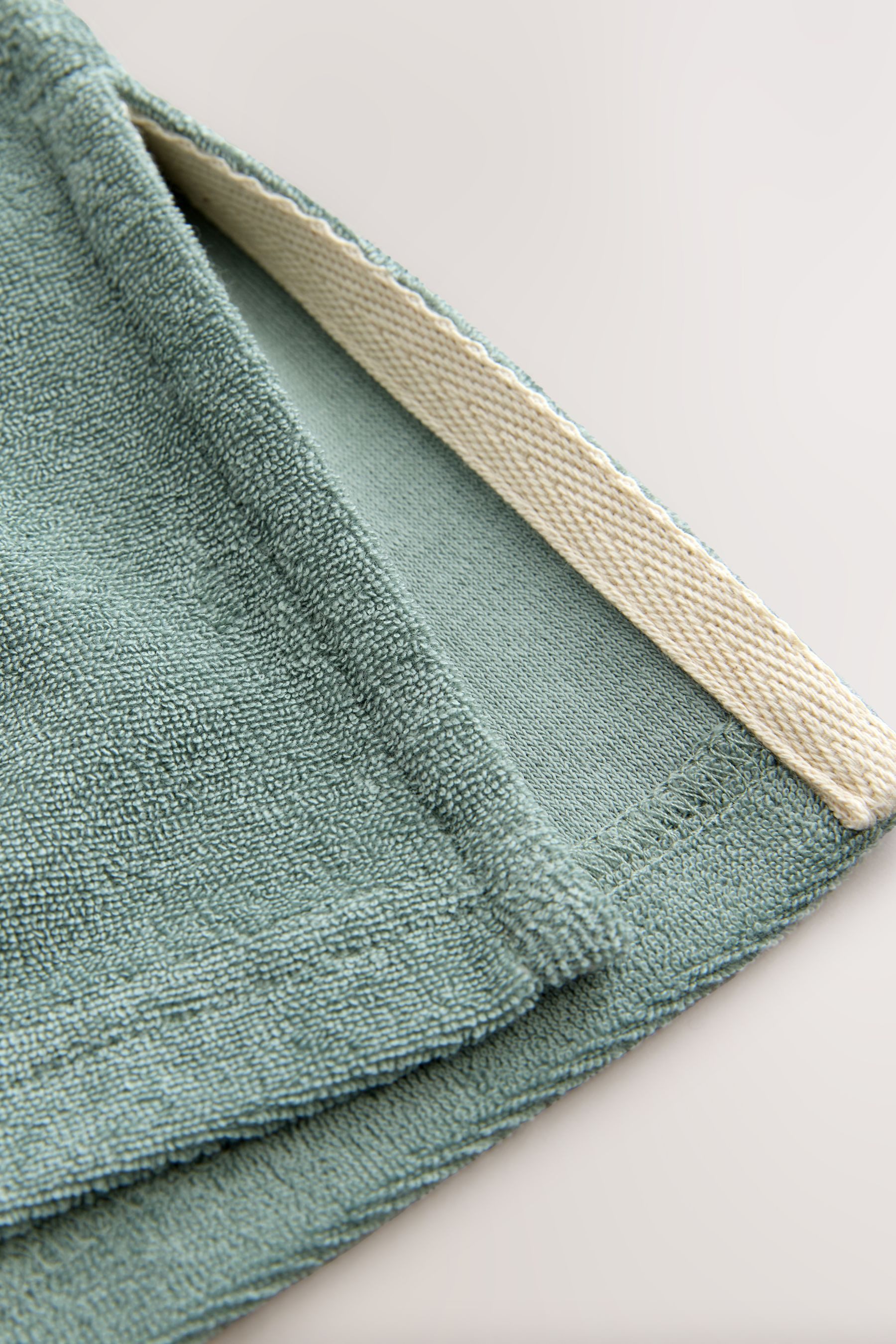 Next Badeponcho Frottee-Cover-up mit durchgehendem Reißverschluss, Baumwolle