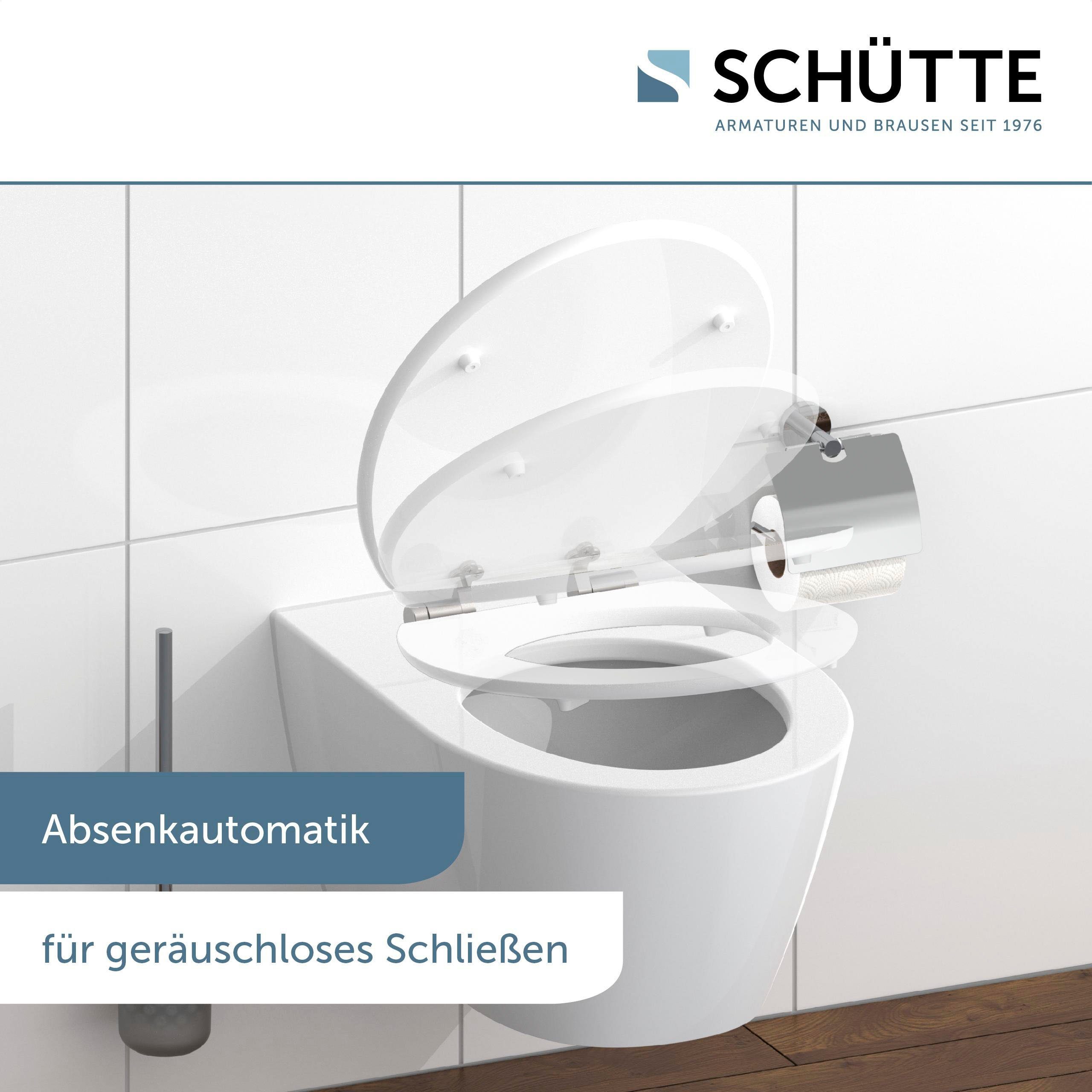 Schütte WC-Sitz BALANCE, High Gloss mit MDF Holzkern, mit Absenkautomatik günstig online kaufen
