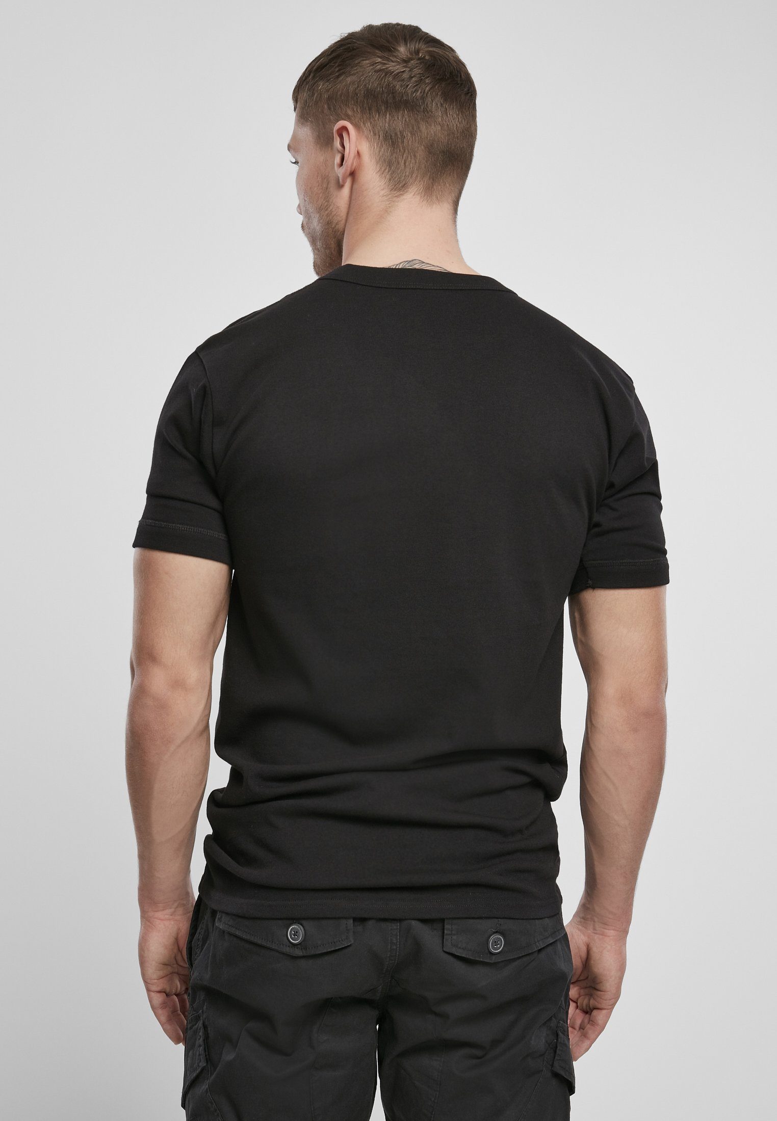 Kurzarmshirt Brandit BW Herren Undershirt black (1-tlg)
