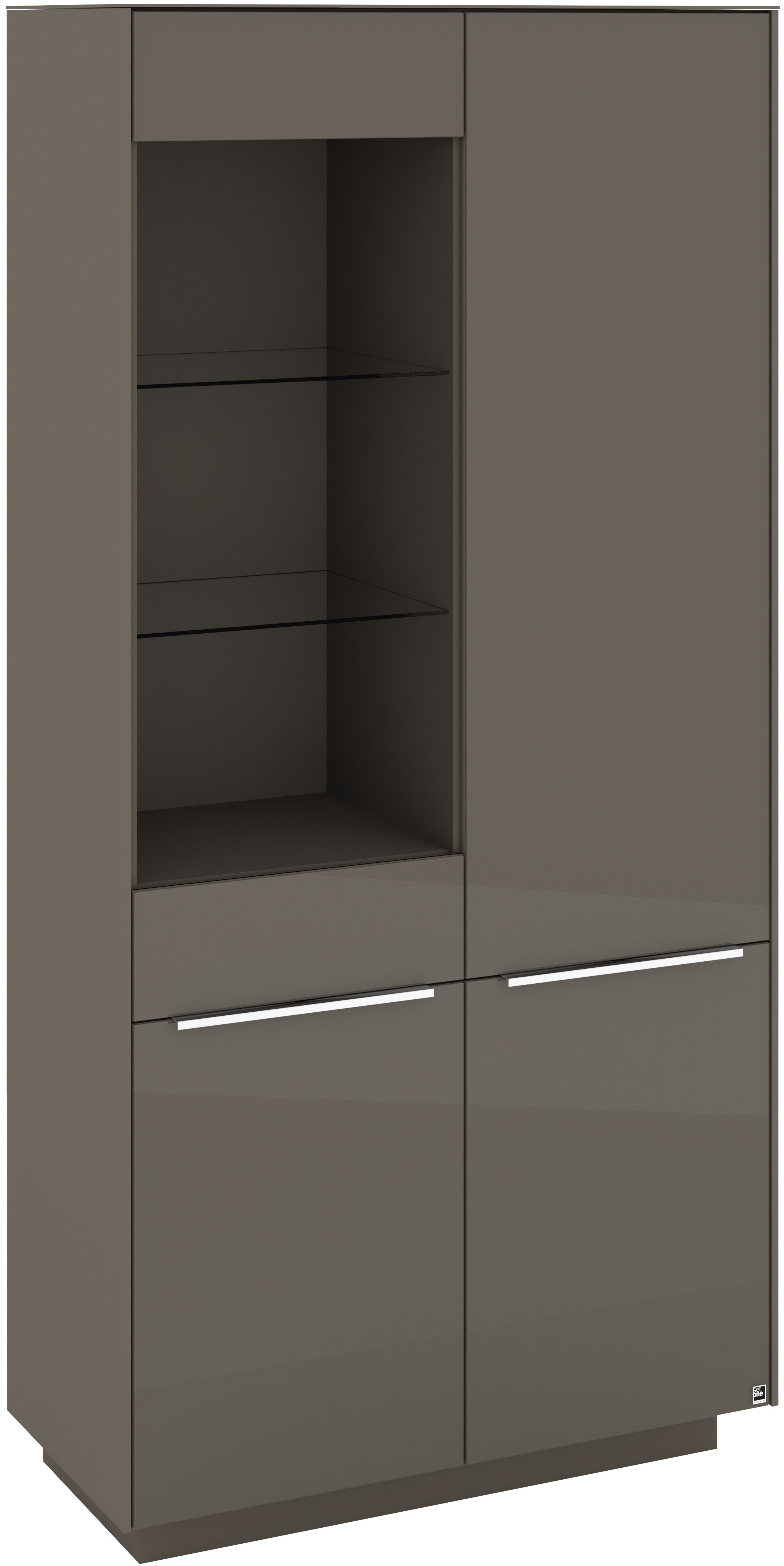 set one by Musterring Standvitrine Reno (1-St) Mit Sockel in diversen Farben, 193 cm Höhe & Farbauswahl