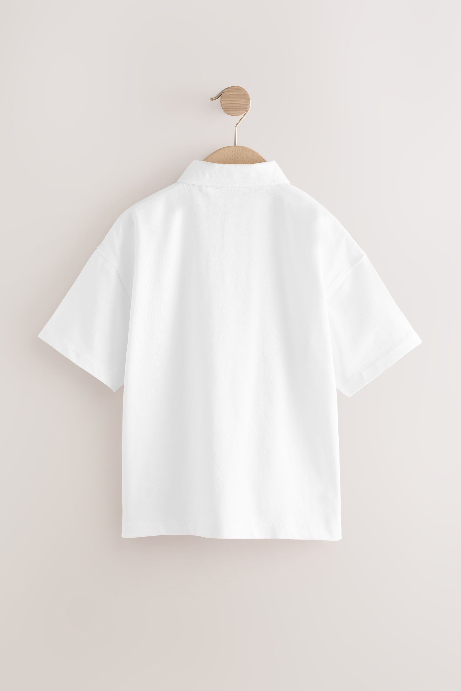 Next Poloshirt Kastiges Kurzarm-Poloshirt aus 100 % günstig online kaufen