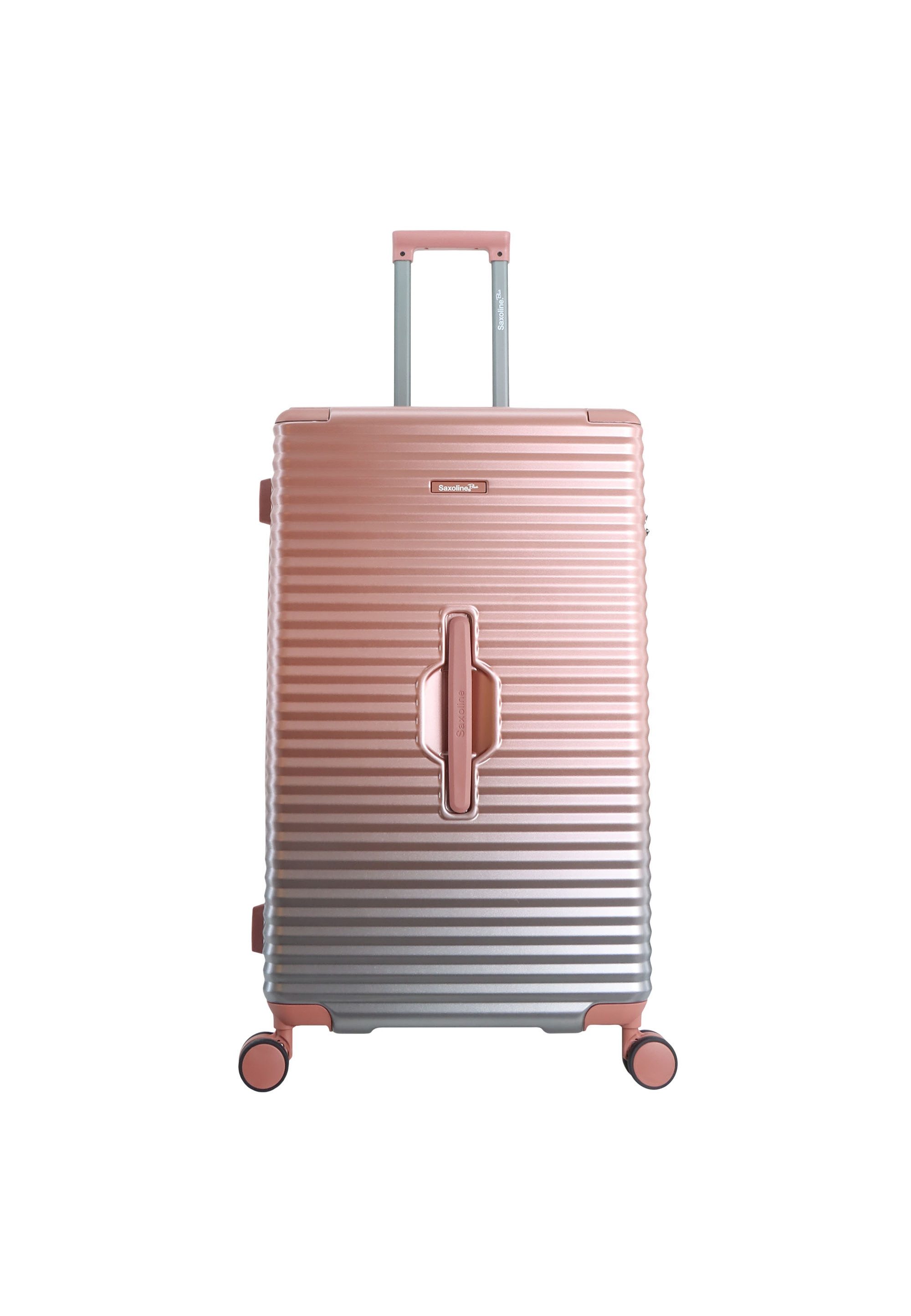 Saxoline® Koffer Elite Trunk, mit Trolleysystem aus Halbaluminium