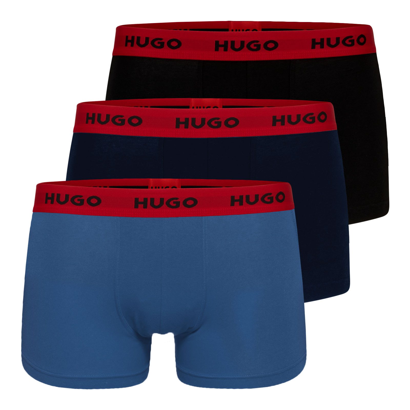 HUGO Boxer Trunk Triplet Pack (3-St., 3er Set) mit umlaufendem Markenschrif günstig online kaufen