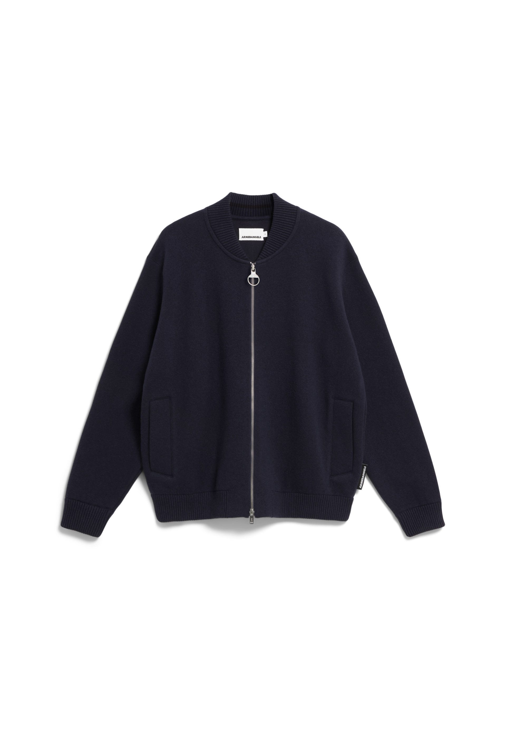 Armedangels Winterjacke YAAKOV Strickjacke Relaxed Fit aus Bio-Woll Mix