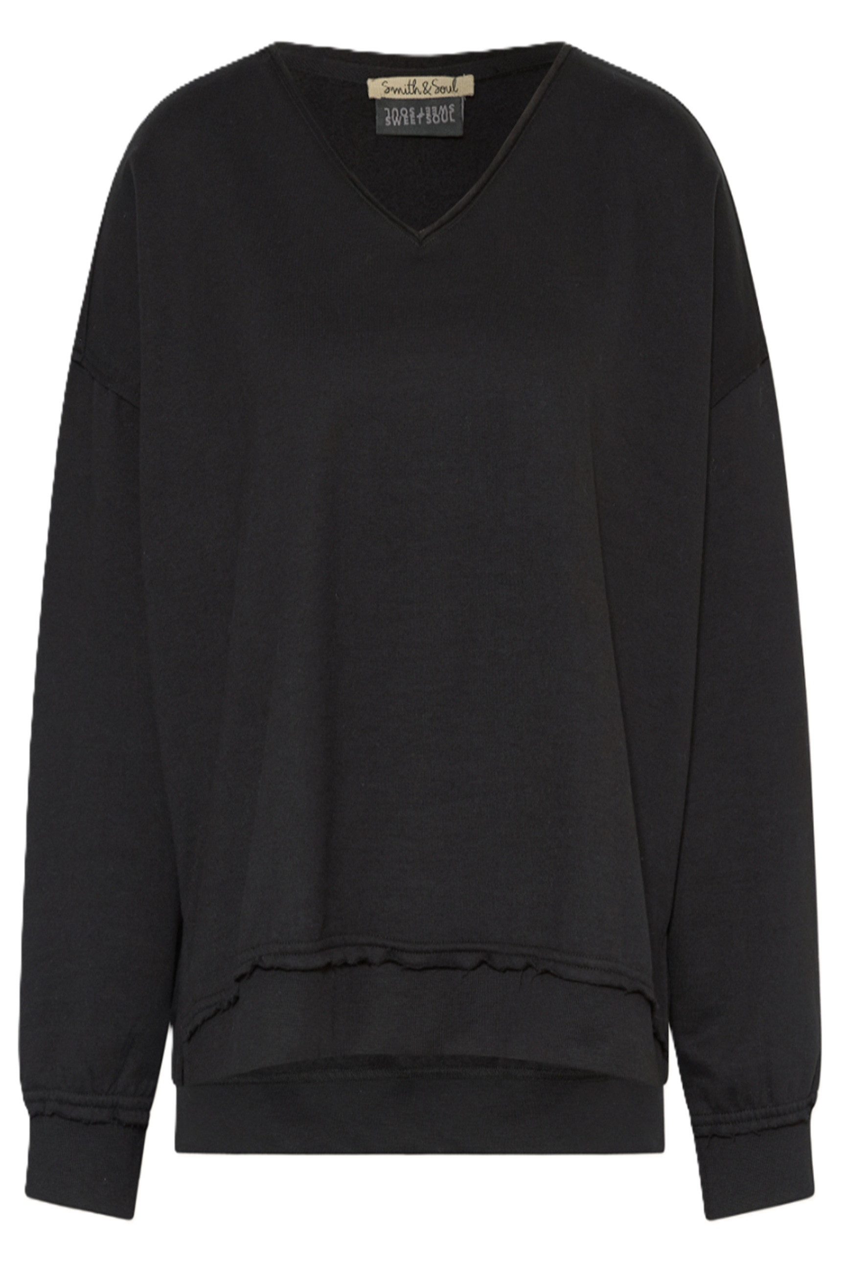 Smith & Soul Sweater mit Seitenschlitze günstig online kaufen