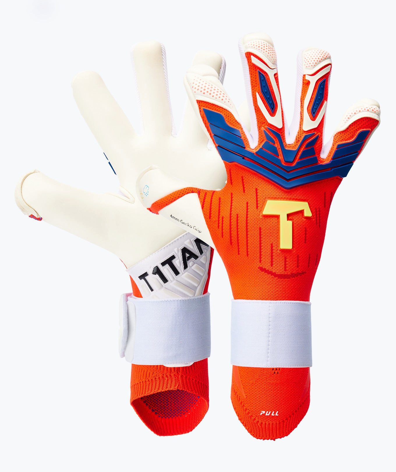 T1TAN Torwarthandschuhe Erwachsene, ALIEN Gravity Red