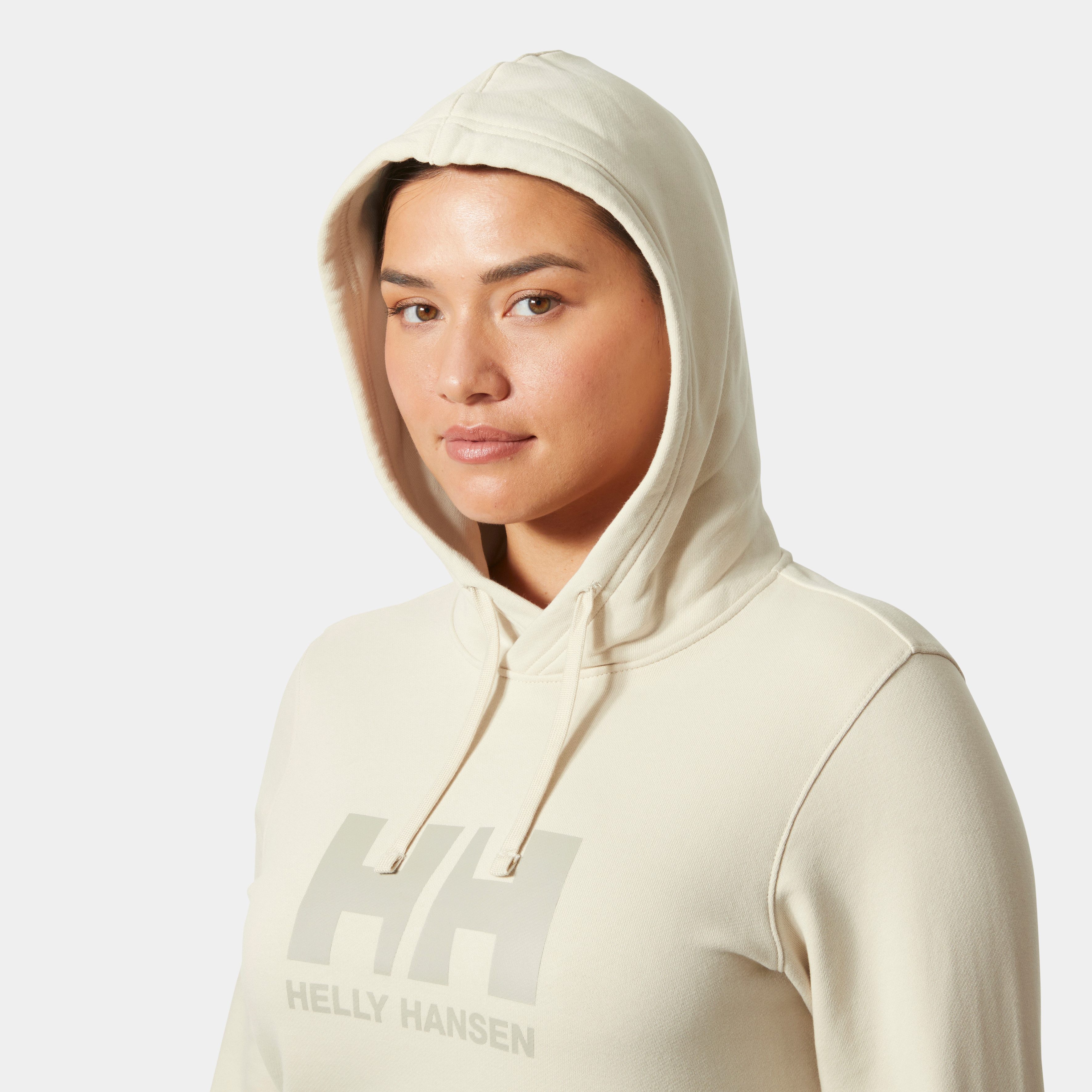 Helly Hansen Kapuzensweatshirt W HH LOGO HOODIE sportlicher Schnitt, für Outdoormode und Streetwear