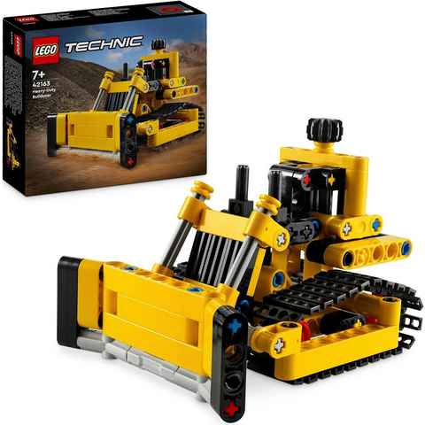 LEGO® Konstruktionsspielsteine Schwerlast Bulldozer (42163), LEGO Technic, (195 St), Made in Europe