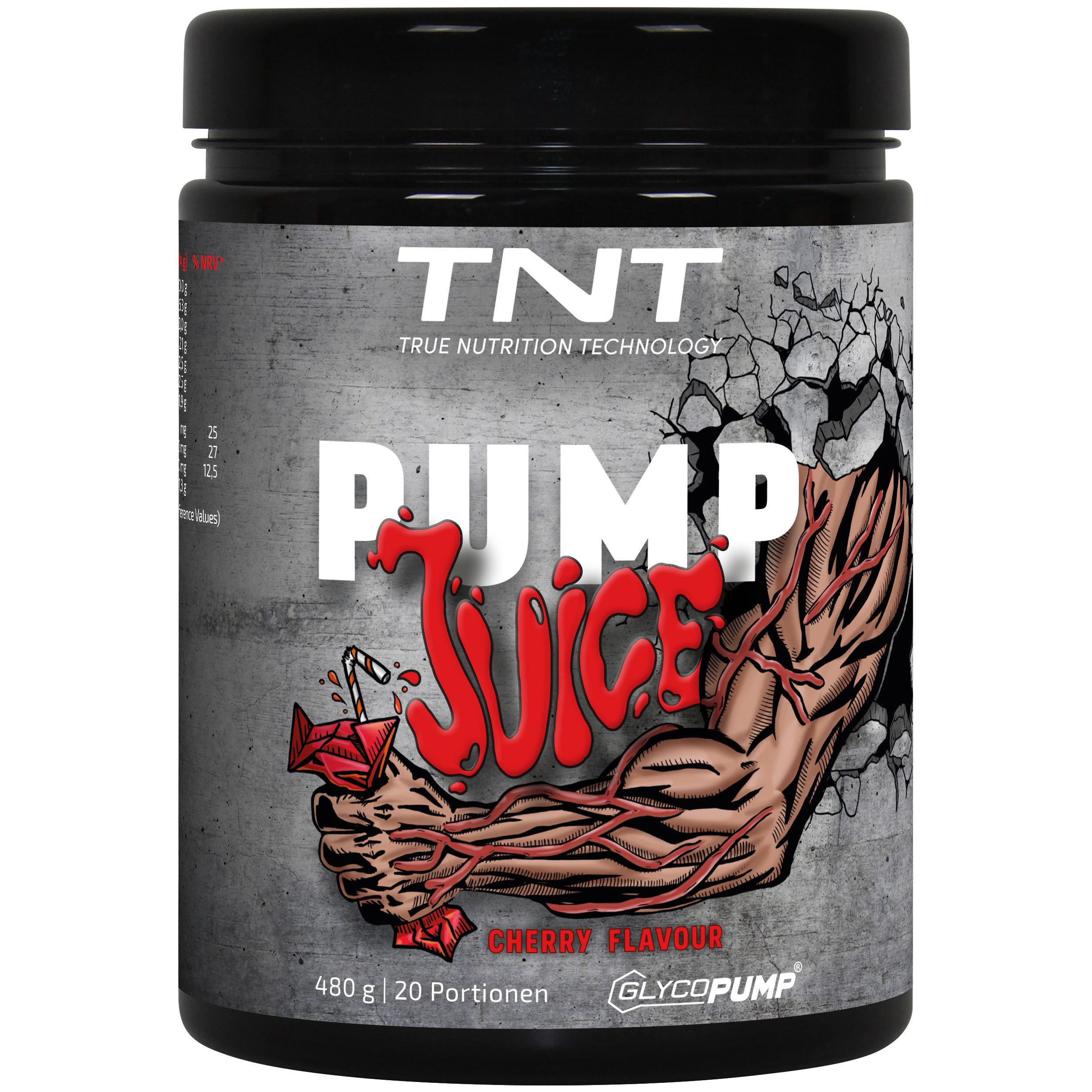 TNT Pump Juice - Ohne Stimulanzien + optimierte Elektrolytmatrix Pulver