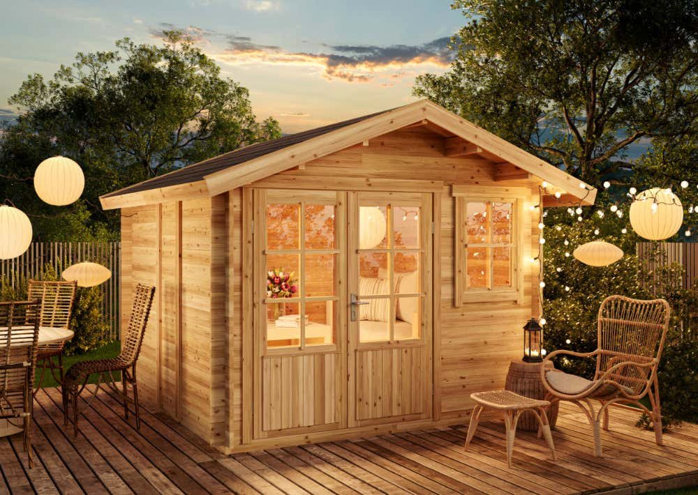 Thumbnail - Alpholz Gartenhaus Palermo, BxT: 331x331 cm