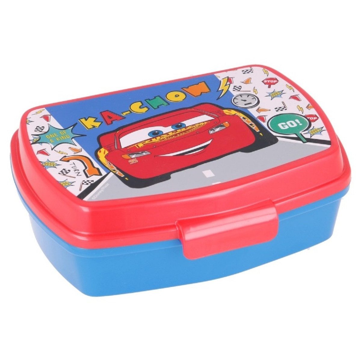 Stor Lunchbox Cars Kinder Brotdose – Lunchbox Pausenbox Schulbrotbox, (Einteilig), Brotzeitdose