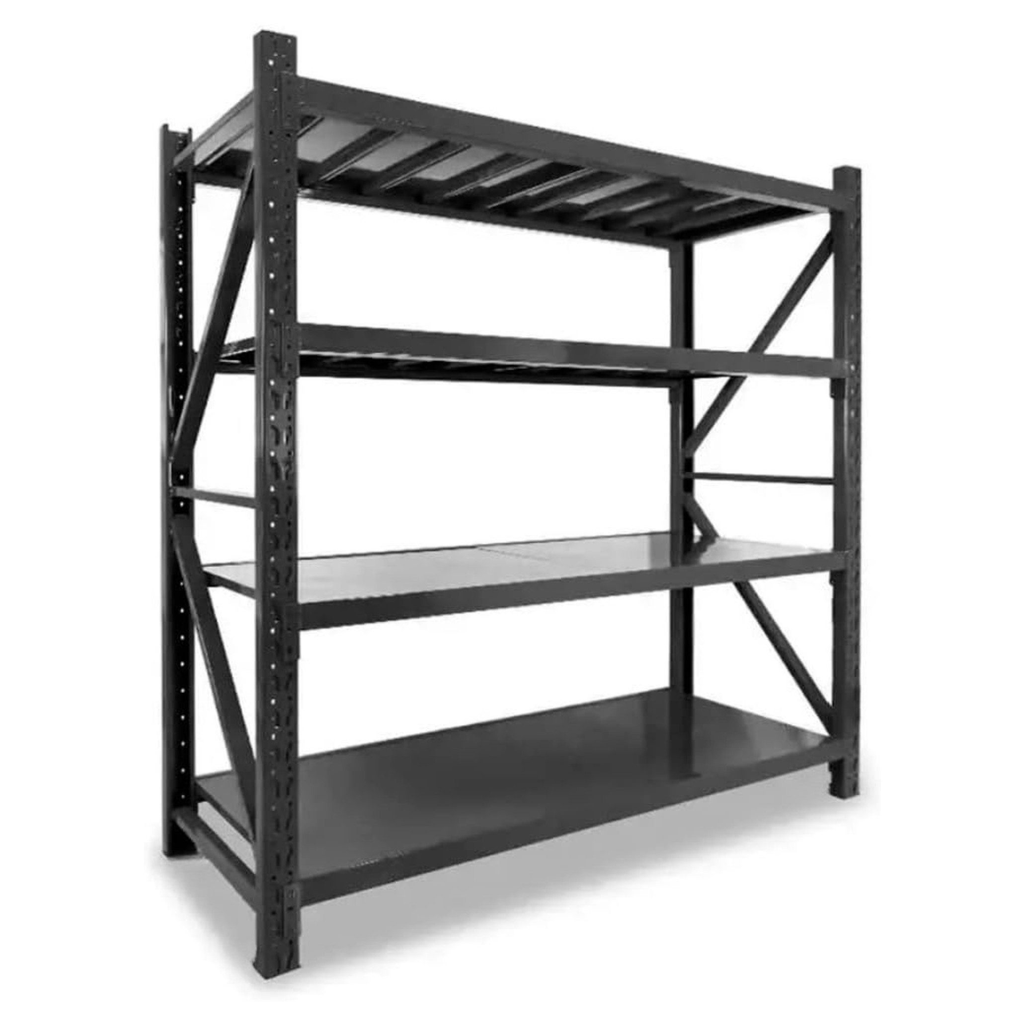 Ablageregal Lagerregal 200x60x200cm 300kg Schwerlastregal Regal Kellerregal 4, Regal