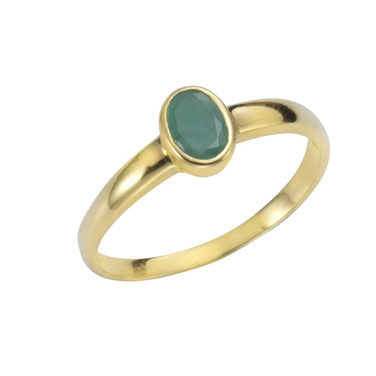 Vivance Fingerring 375/- Gelbgold mit Smaragd günstig online kaufen