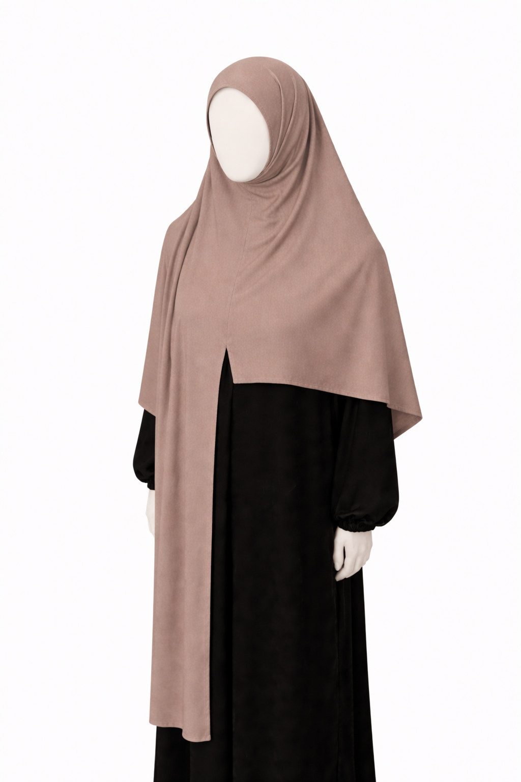Aymasal Hijab Easy-Hijab Hijab to-go Kopftuch aus Jersey mit Frontnaht, 180 × 70 cm (1-St., Einzelartikel) Schnell & einfach zu binden, elastischer Jersey, ohne Nadeln & Magnete