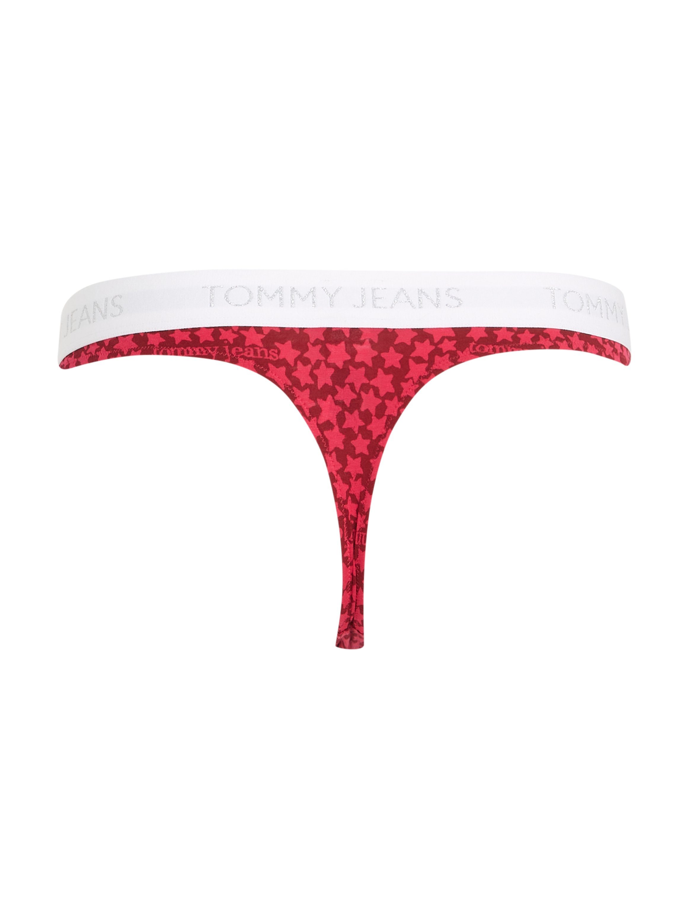 T-String PRINT Print mit CTN Tommy Underwear THONG Hilfiger