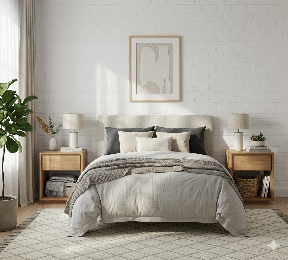 Woodek Design Nachttisch Helene 2er-Set aus massiver Eiche – matt lackiert (Nachttisch für Schlafzimmer in Naturton, 2-St., Nachkommode mit abgerundeten Kanten), Breite: 40 cm, Tiefe: 38 cm, Höhe: 50 cm