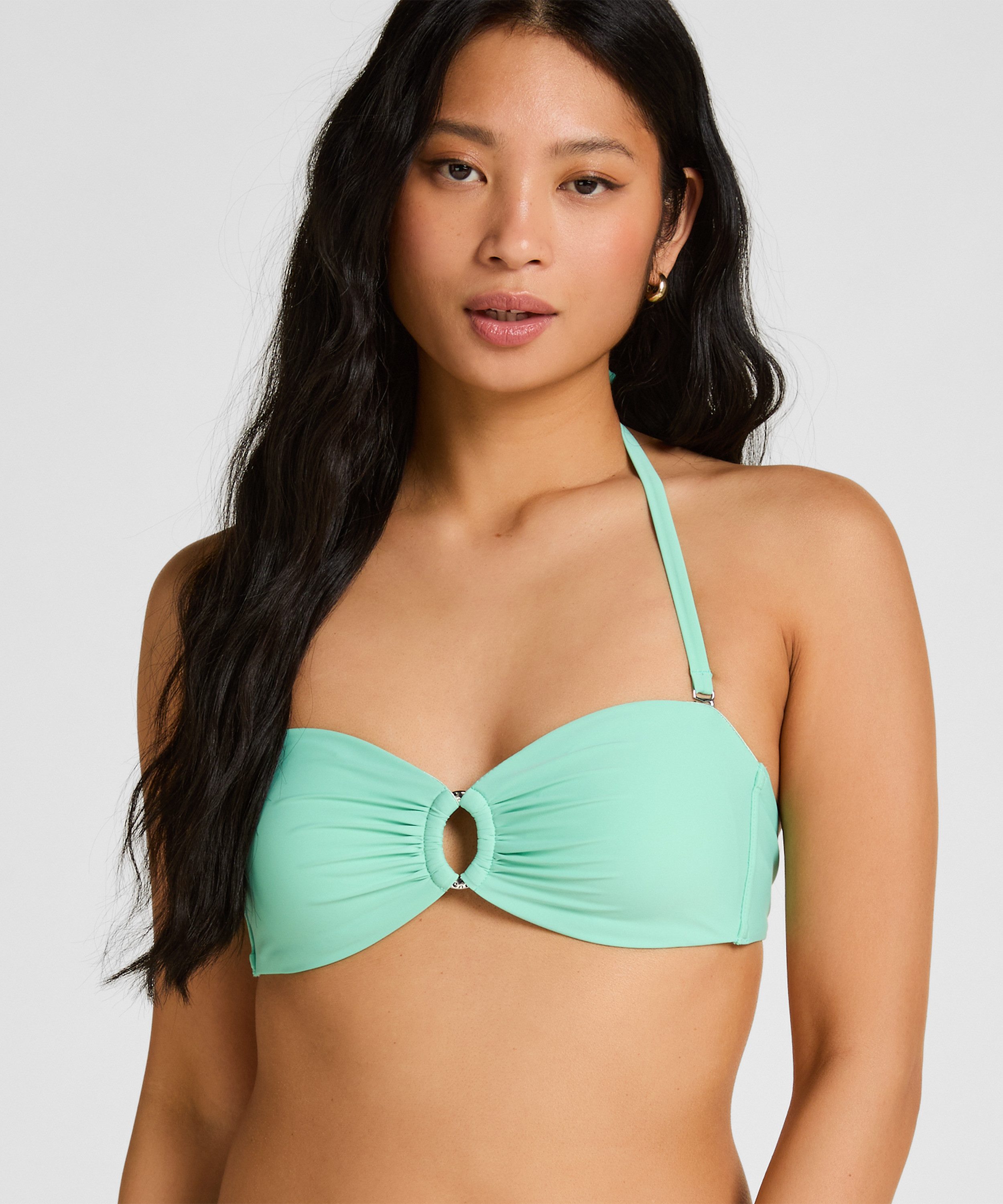 Hunkemöller Triangel-Bikini-Top Luxus Bandeau Bikini-Top
