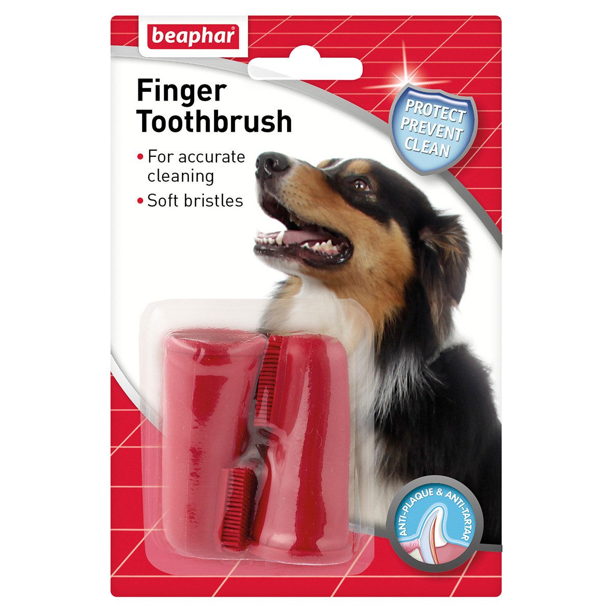 Tierzahnbürste Finger-Zahnbürste