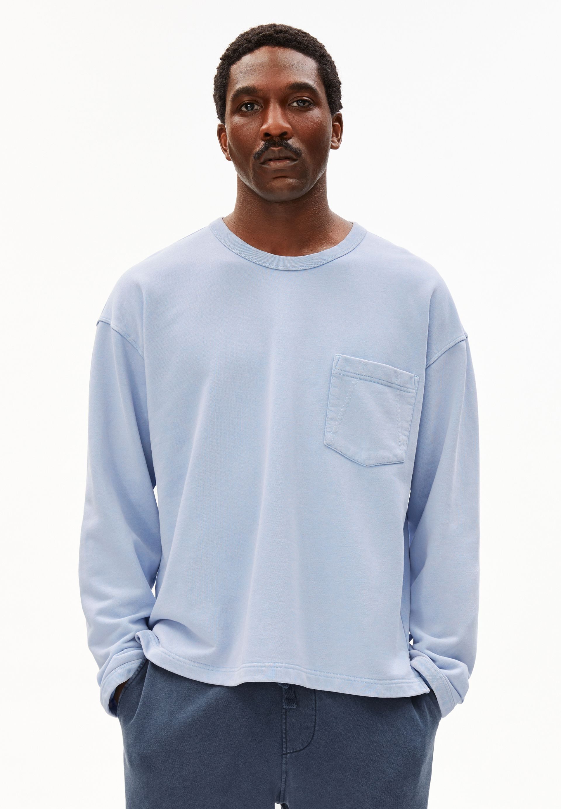 Armedangels Sweatshirt GMT DYE 100% Bio-Baumwolle Relaxed Fit