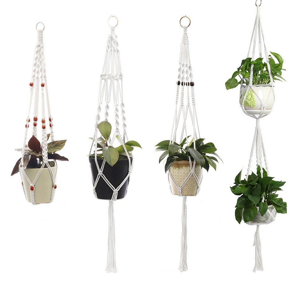 Coonoor Dekohänger Makramee Blumenampel, Blumentopf Pflanzen günstig online kaufen