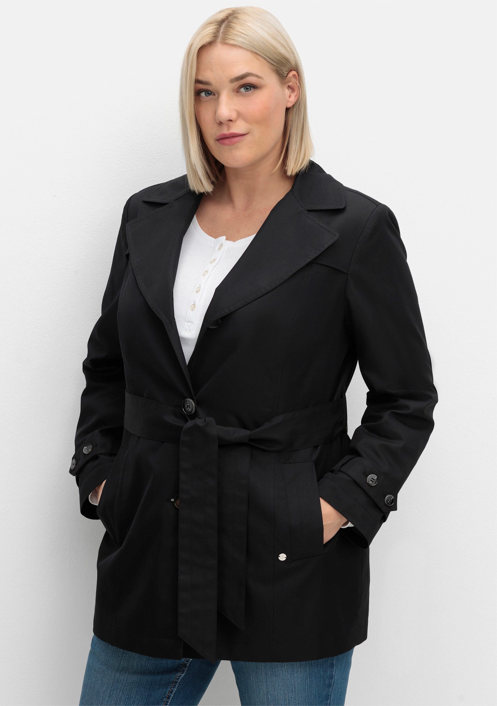 Sheego Allwetterjacke Trenchcoat günstig online kaufen