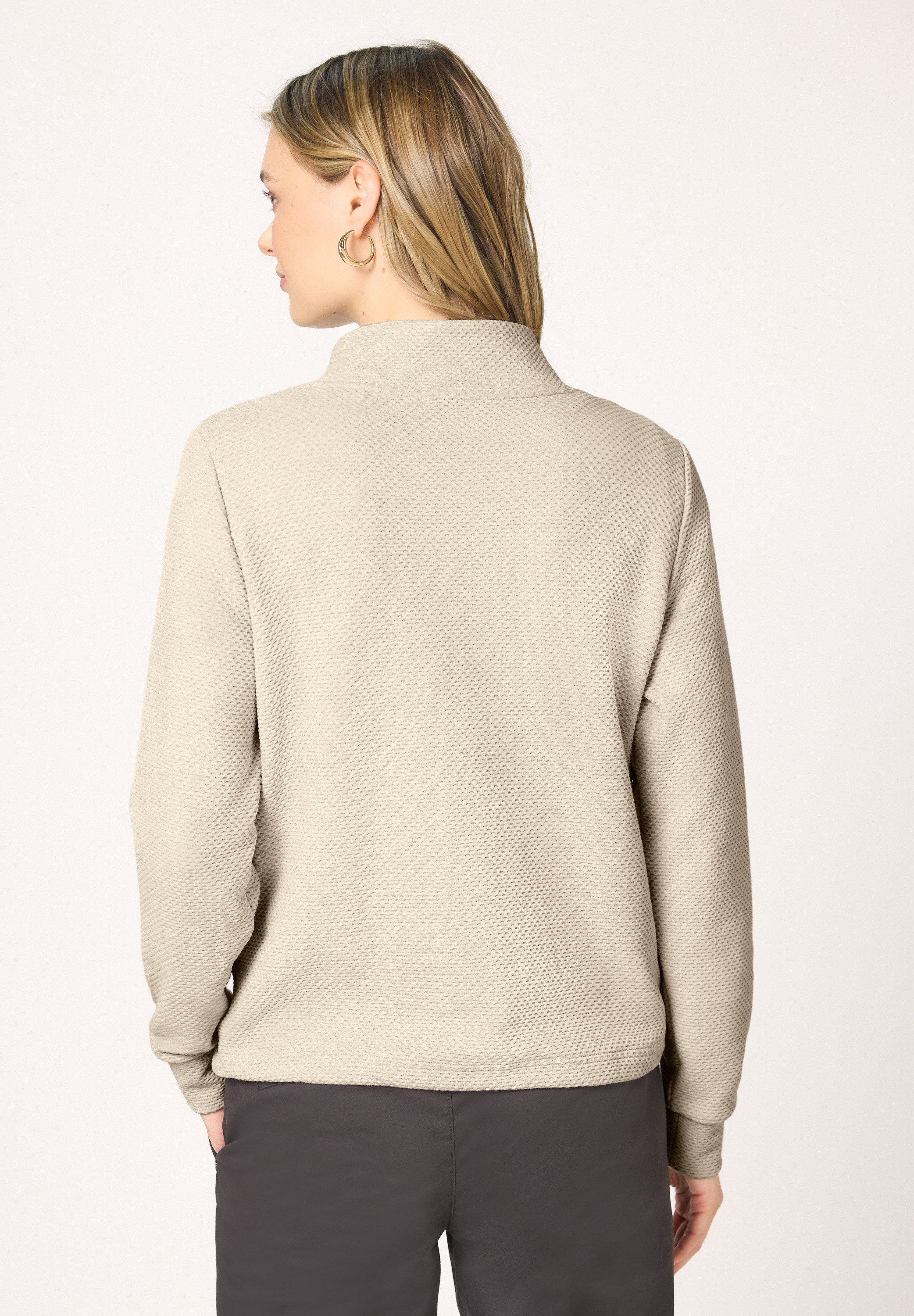 STREET ONE Cardigan mit Turtleneck