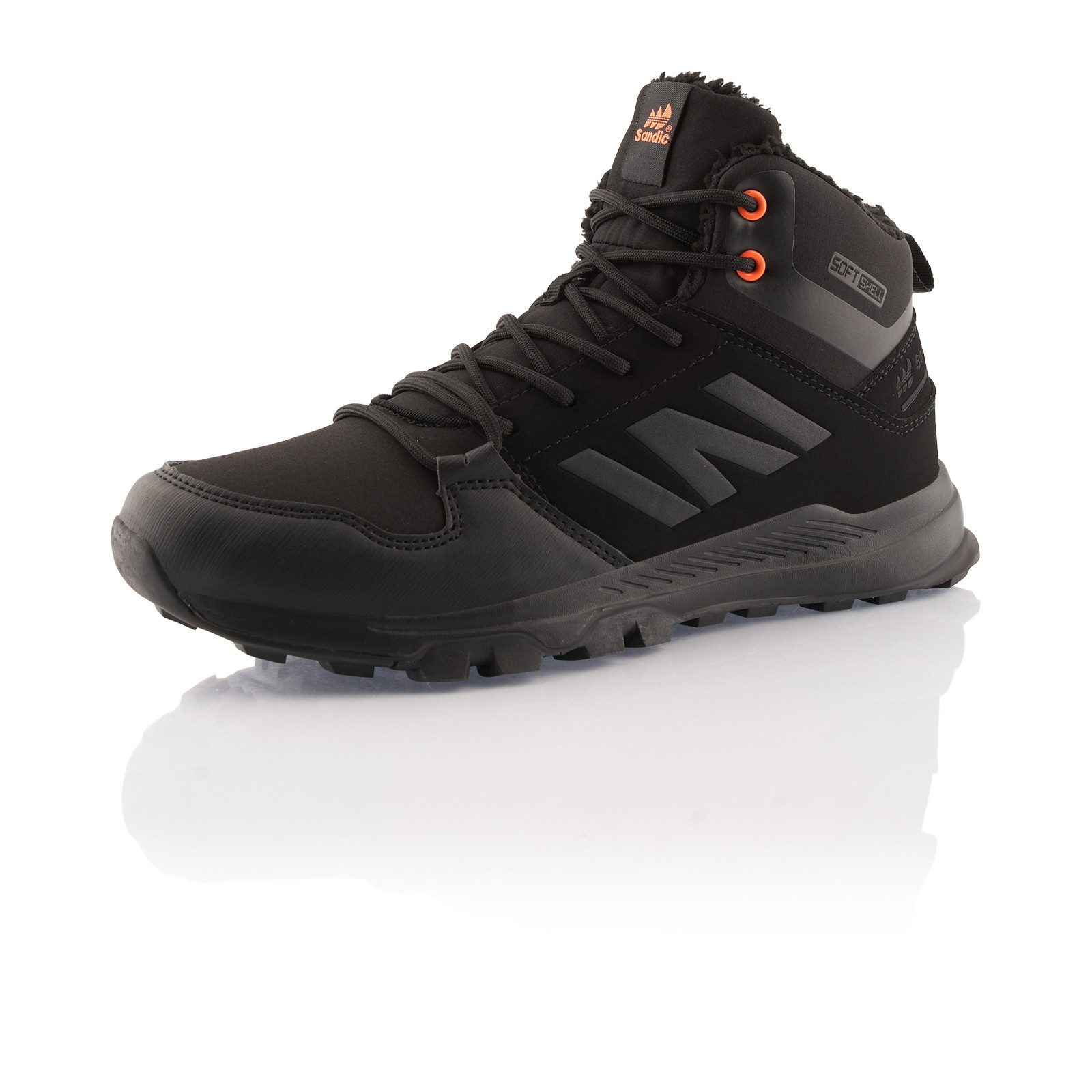 Fusskleidung Damen Herren Wanderschuhe Softshell warm gefütterte Winterstiefel