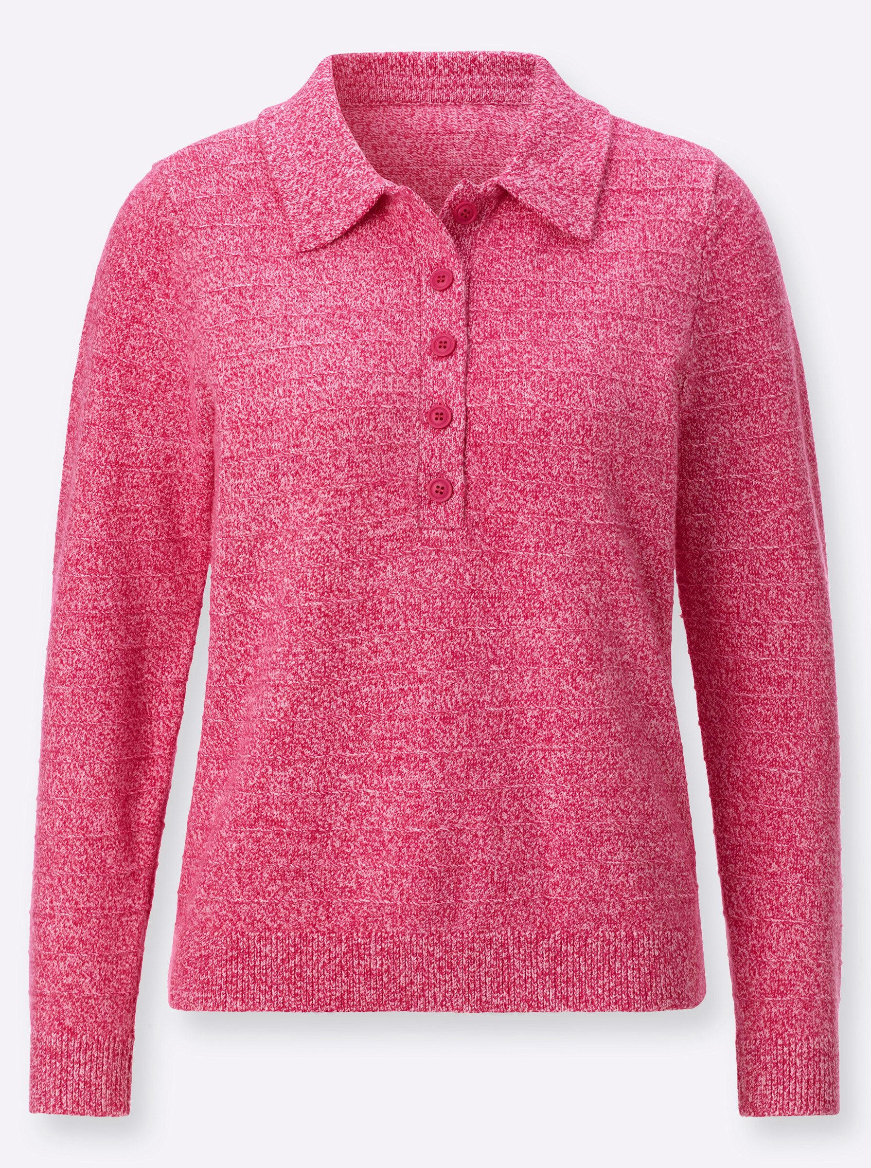 Strickpullover Polopullover Langarm Jersey