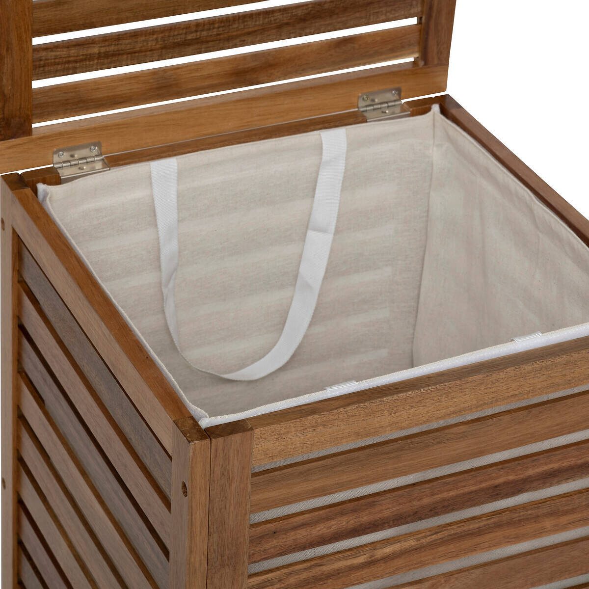 5five Simply Smart Wäschekorb Holzkorb für Wäsche ACACIA, 65 l – Bild 3 von 5