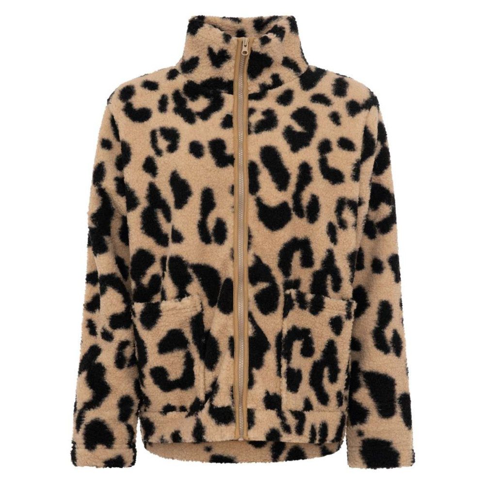 Zwillingsherz Kurzjacke Zwillingsherz Teddyjacke Big Leo Animalprint, Leopa günstig online kaufen