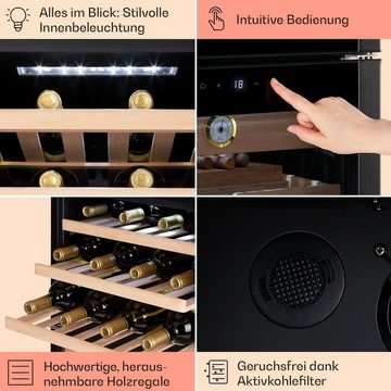 Klarstein Weinkühlschrank El Dorado 108, für 45 Standardflaschen á 0,75l