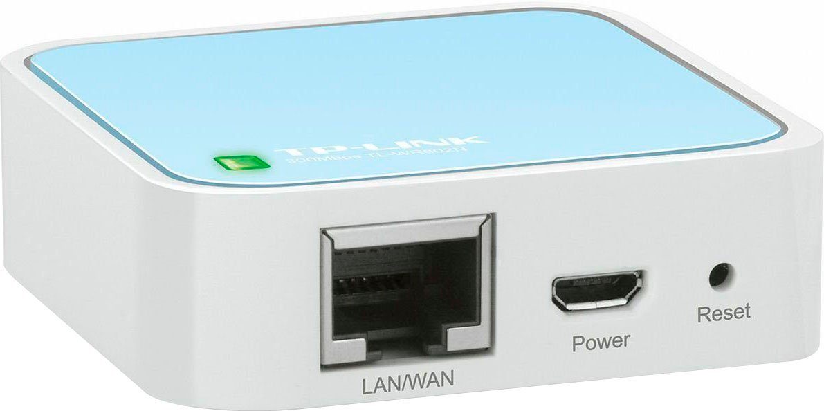 tp-link TL-WR802N 300MBit Wireless N Nano Router WLAN-Router