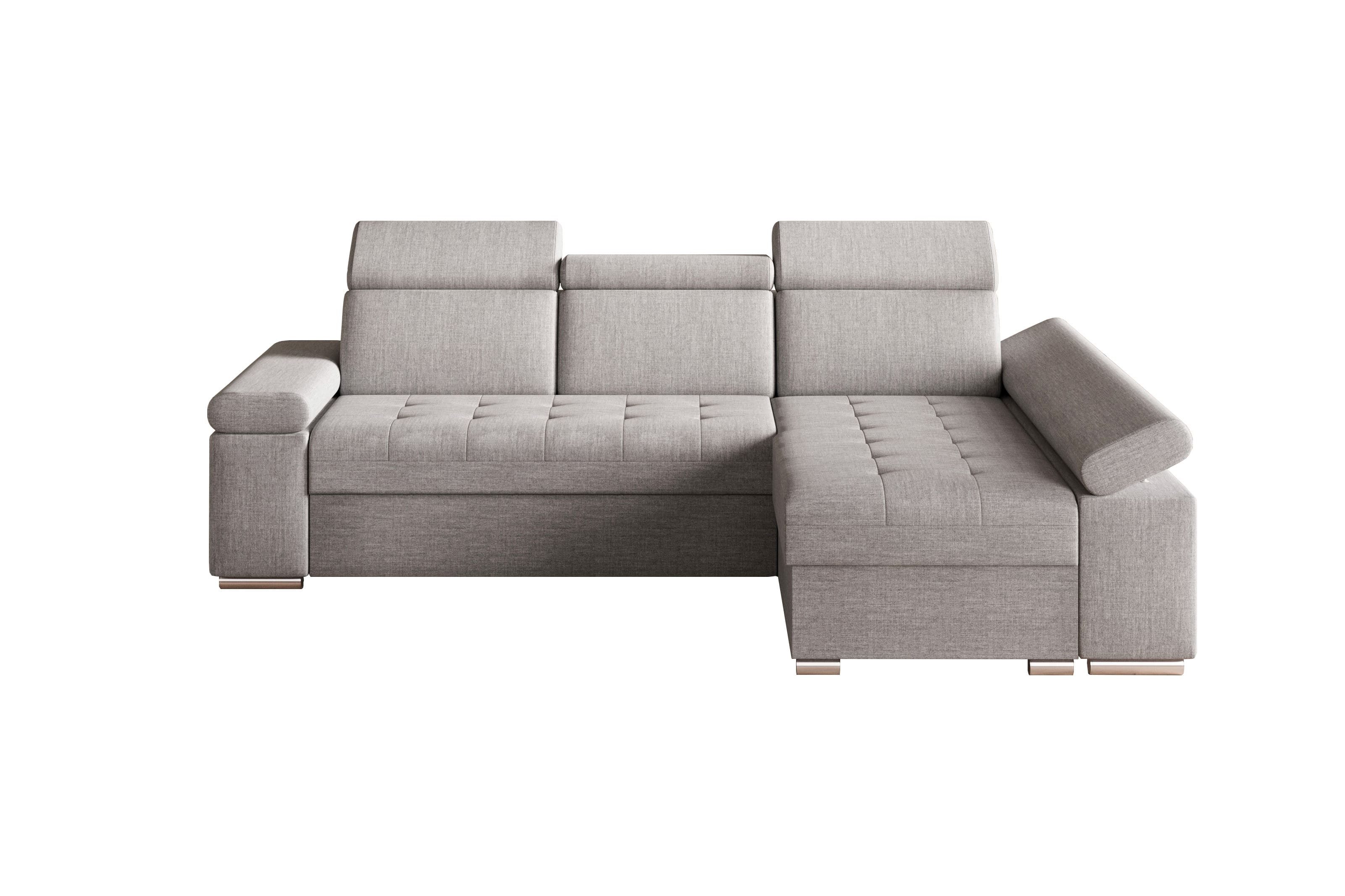 MOEBLO Ecksofa LUKA, modernes Schlafsofa, bequemes Sofa mit Liegefunktion, günstig online kaufen