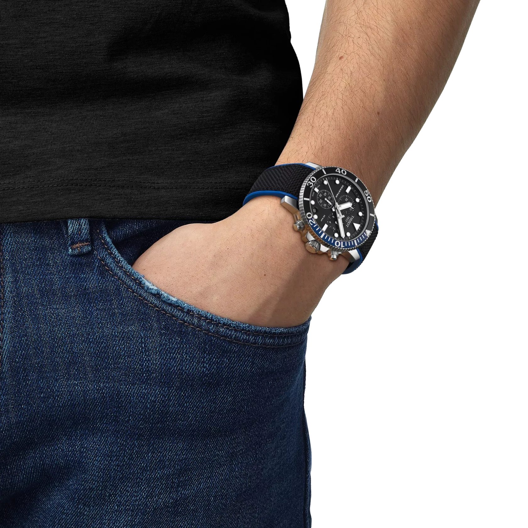 Tissot Schweizer Uhr Herrenuhr Tissot Seastar 1000 Chronograph