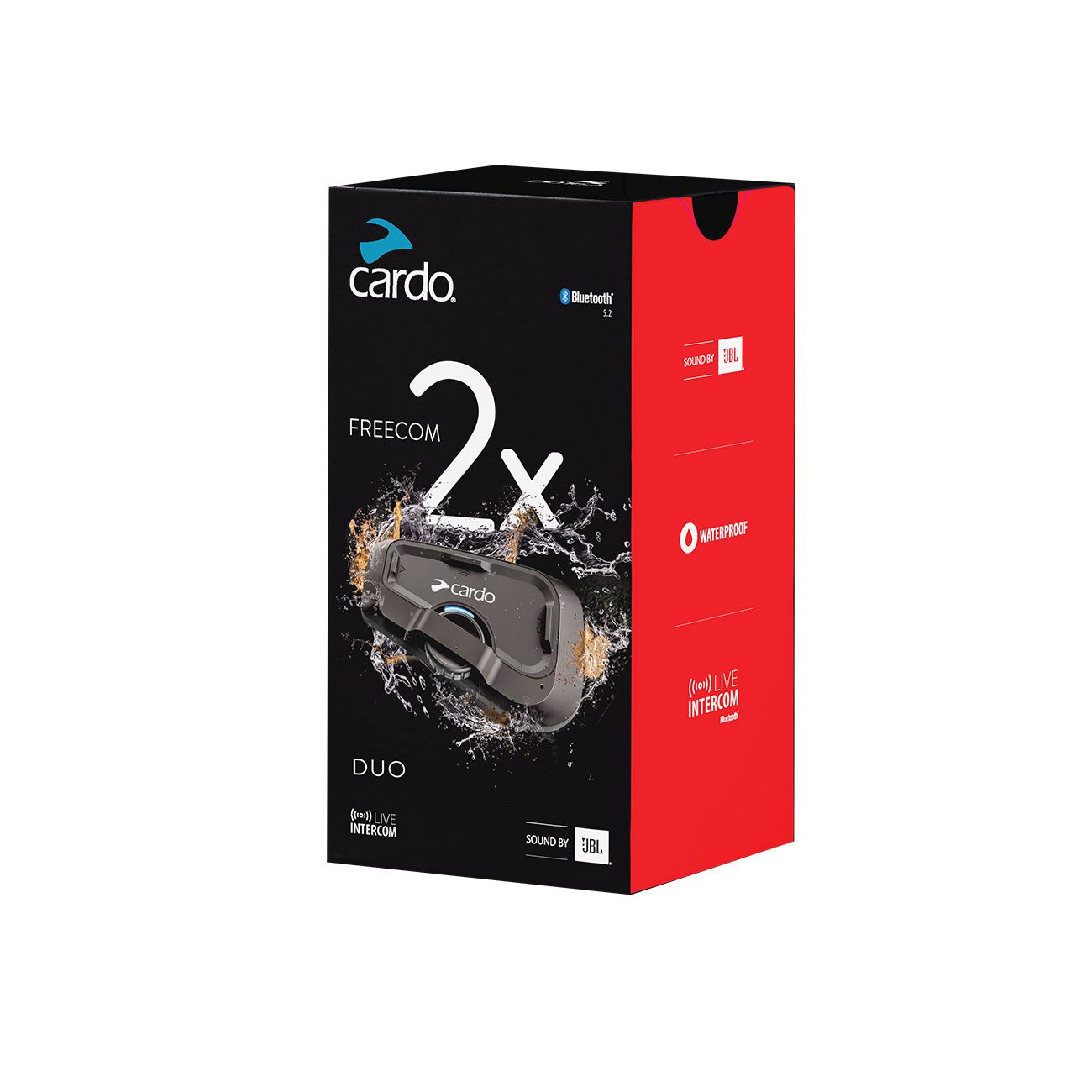 Cardo Motorradhelm Cardo Freecom 2x bis zu 2 Personen Duobox schwarz