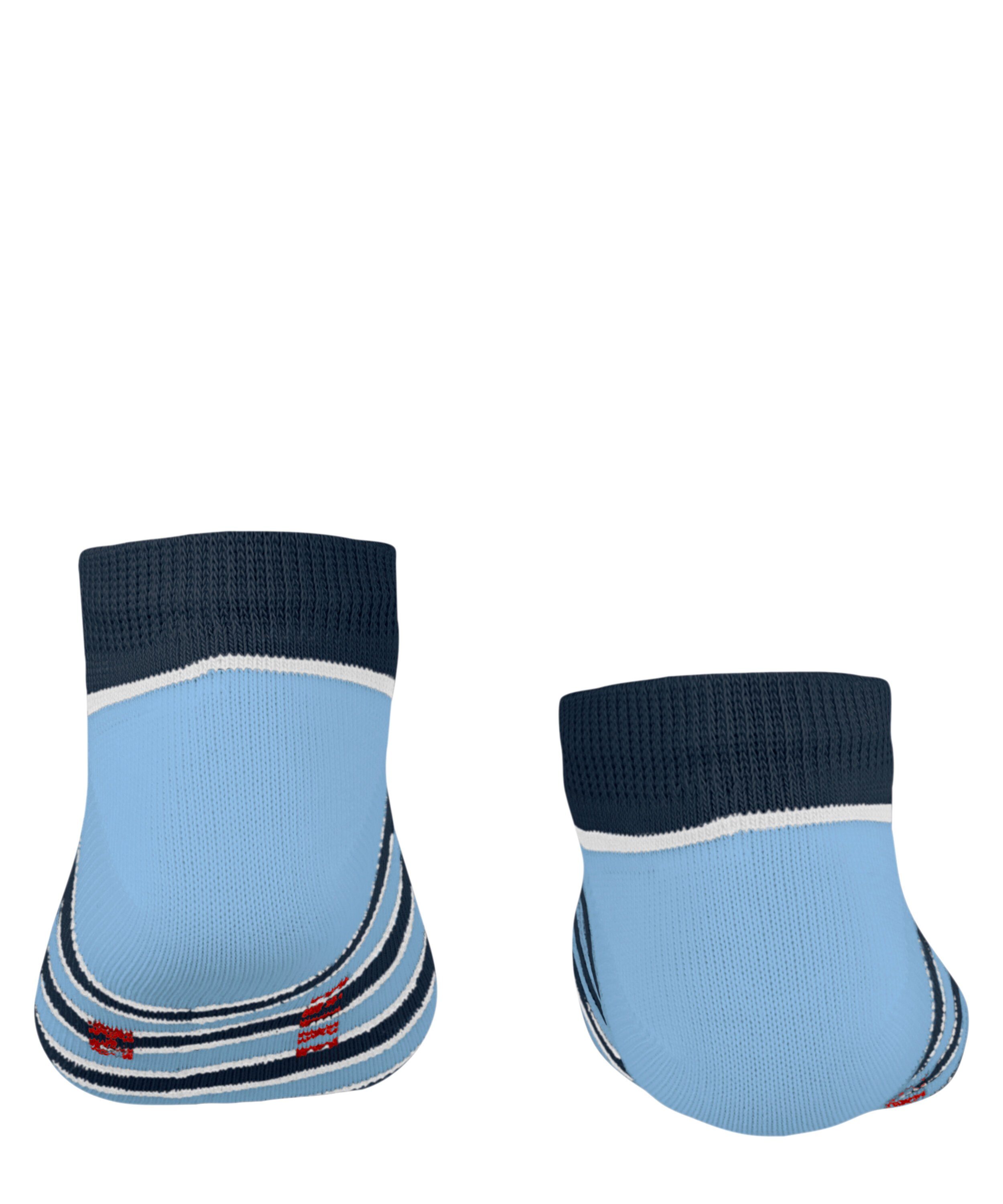 marine FALKE nachhaltiger Sneakersocken mit Stripes (1-Paar) (6120) Baumwolle Simple