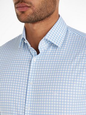 Calvin Klein Kurzarmhemd POPLIN CHECK PRINT SLIM SHIRT