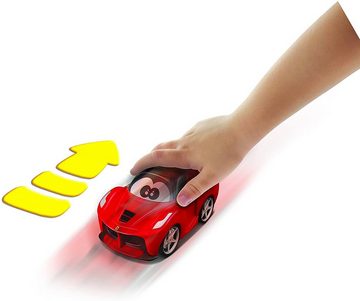 bbJunior Spielzeug-Auto Spielzeugauto - Ferrari U-Turn (13cm, rot), mit Rückziehmotor