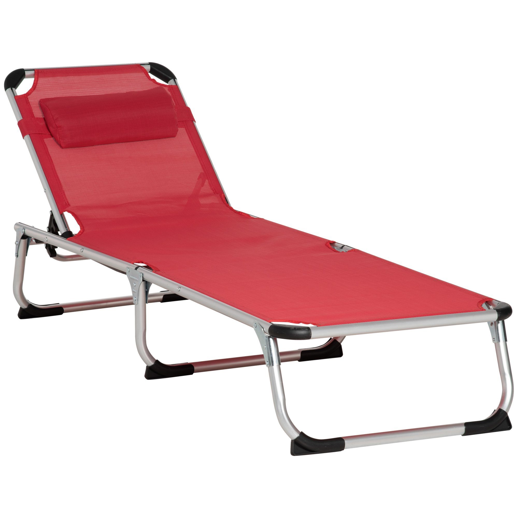 Outsunny Gartenliege Gartenliege 5-stufig verstellbar günstig online kaufen