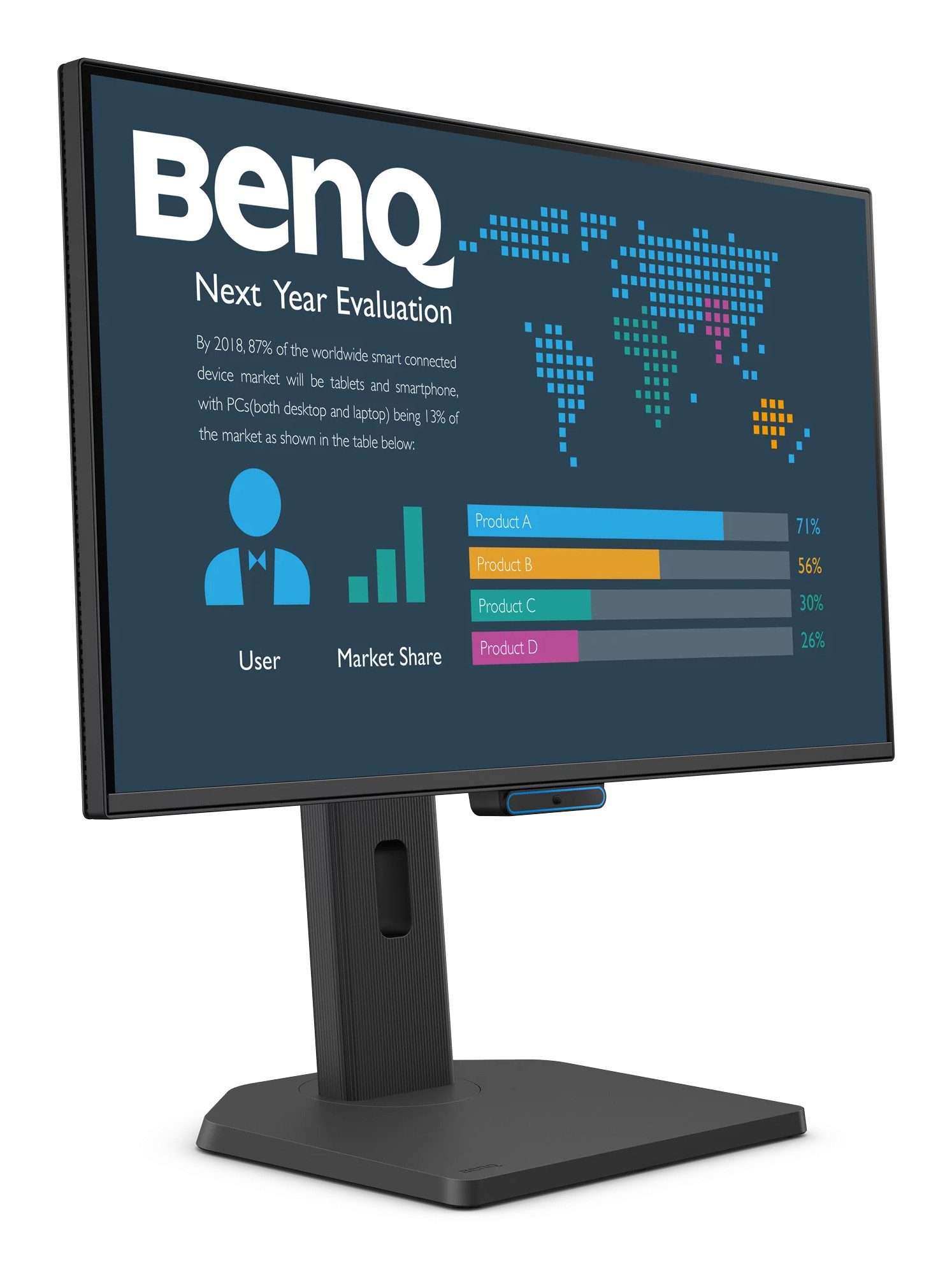 BenQ 60,5cm BL2490TC 16:9 HDMI/DP/USB-C lift/piv 144Hz FHD TFT-Monitor (1920 x 1080 px, Full HD, 5 ms Reaktionszeit, 144 Hz, IPS, Adaptive-Sync, Lautsprecher, FreeSync, HDCP, Pivot, Höhenverstellbar)