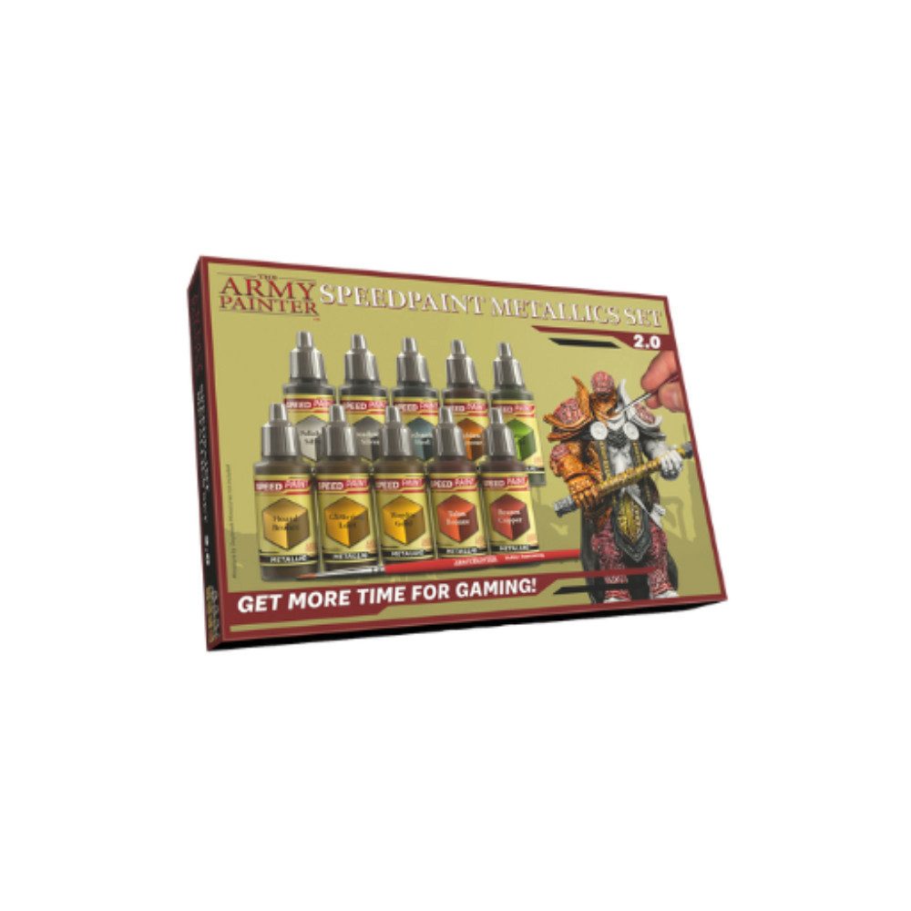 Army Painter Spielfigur Army Painter Speedpaint Metallics Set 2.0