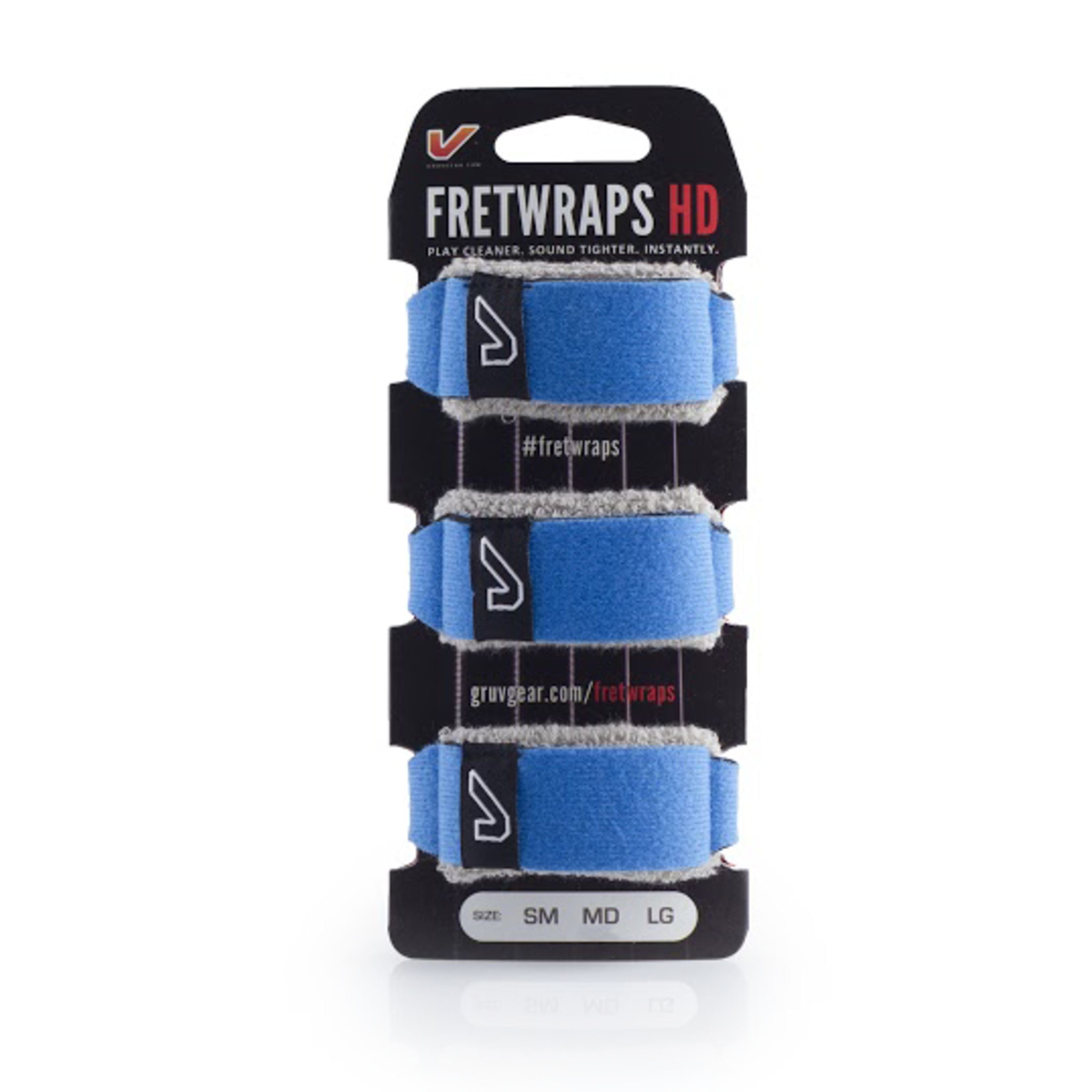 Gruv Gear Plektrum, Fret Wraps HD Sky Blue Medium, 3er Pack - Zubehör für Gitarren