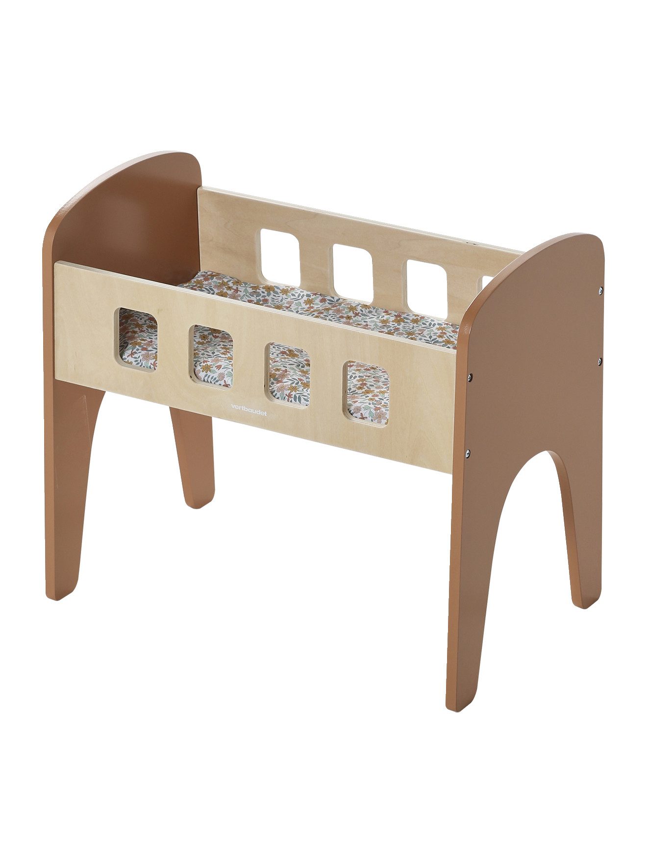 vertbaudet Puppen Accessoires-Set Puppenbett MINI RETRO Holz FSC® günstig online kaufen